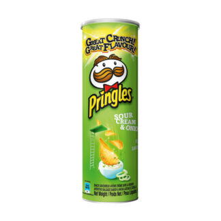 Pringles Potato Chips Sour Cream And Onion