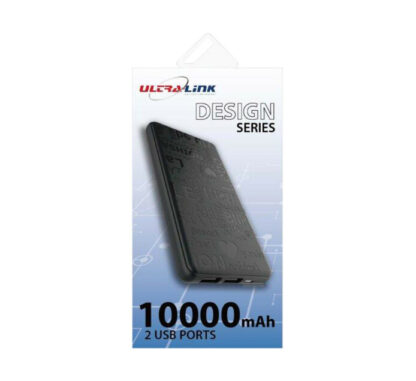 Ultra Link 10000mAh Powerbank Black